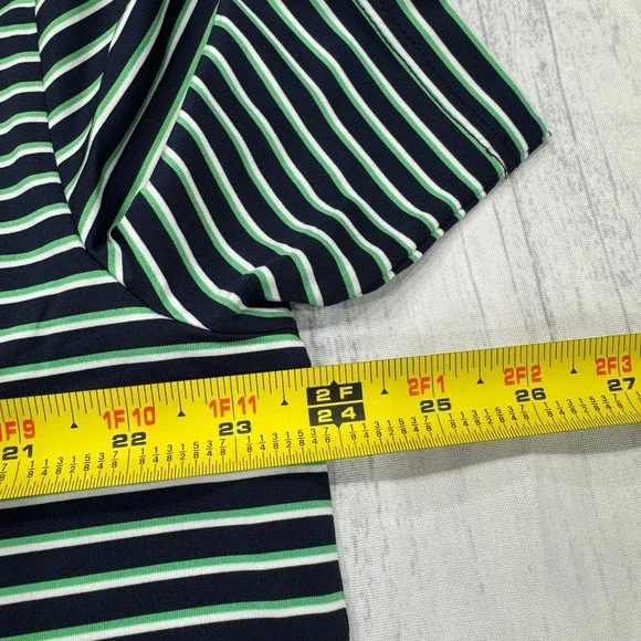 NWT RLX Ralph Lauren Ivy Golf Club Polo Shirt L Green Blue UV Protection Mens